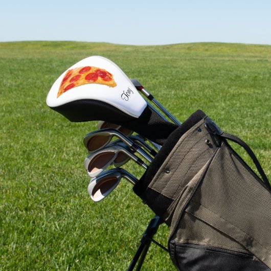 Pepperoni Pizza Golf Head Cover Golf Headcover (In SItu)