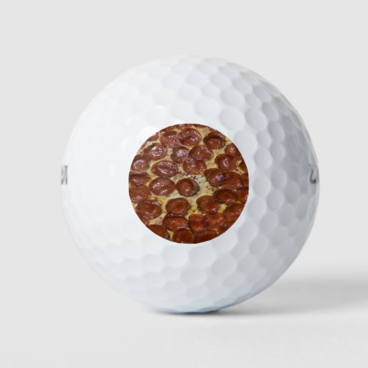 Pepperoni Pizza Golfball (Vorderseite)