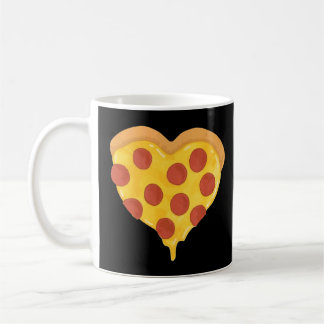 Pepperoni Pizza Heart Snacks Junk Cool Food Kaffeetasse