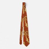 Pepperoni-Pizza-Herren-Schlips Krawatte (Rückseite)