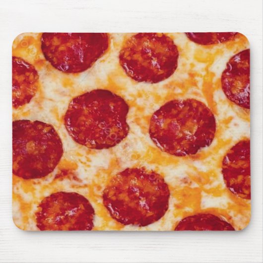 Pepperoni Pizza Hot und Yummy! Mousepad (Vorne)