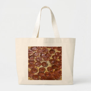 Pepperoni Pizza Jumbo Stoffbeutel