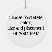 Pepperoni Pizza Keramik Ornament (Hinten)