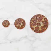 Pepperoni Pizza Konfetti (Vorderseiten)