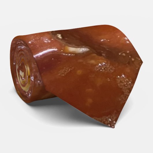 Pepperoni Pizza Krawatte (Gerollt)