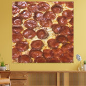 Pepperoni Pizza Leinwanddruck (Insitu (Wohnzimmer))