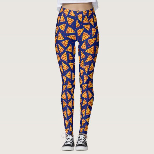 Pepperoni-Pizza-Liebhaber Leggings (Vorderseite)