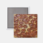 Pepperoni Pizza Magnet (Vorderseite/Rückseite)
