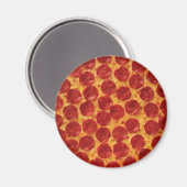 Pepperoni Pizza Magnet (Vorderseite/Rückseite)