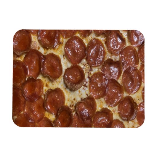 Pepperoni Pizza Magnet (Horizontal)