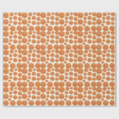 Pepperoni-Pizza-Muster Geschenkpapier (Flach)