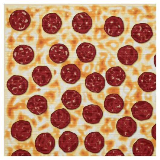 Pepperoni-Pizza-Muster Stoff (Muster)