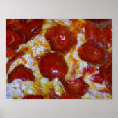 Pepperoni Pizza Nahes Poster (Vorne)