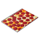 Pepperoni Pizza Notebook Notizblock (Linke Seite)
