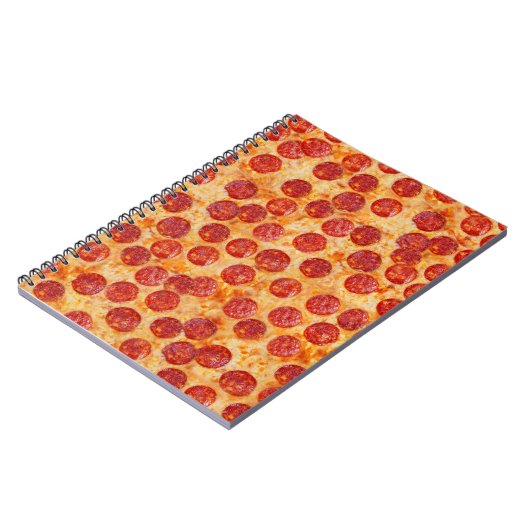 Pepperoni Pizza Notizblock (Linke Seite)