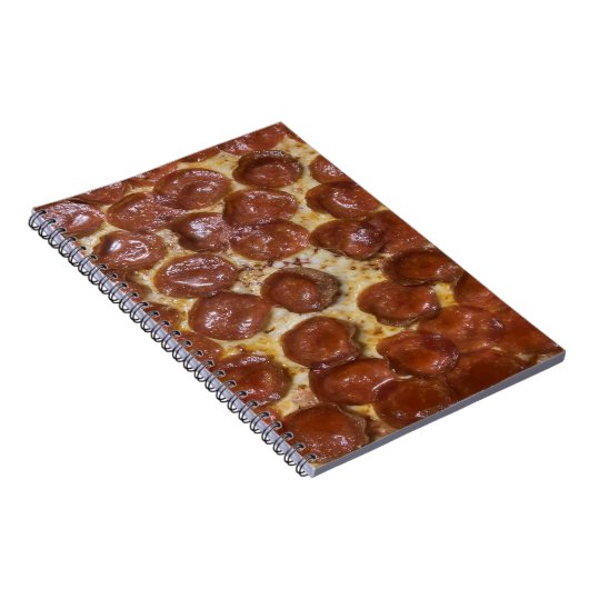 Pepperoni Pizza Notizblock (Rechte Seite)