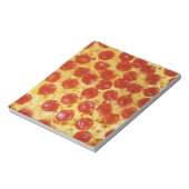 Pepperoni Pizza Notizblock (Rotiert)