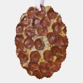 Pepperoni Pizza Ornament Karte (Links)
