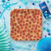 Pepperoni Pizza Pappteller (Party)