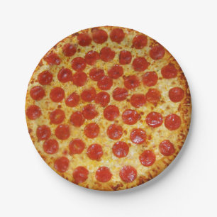 Pepperoni Pizza Pappteller