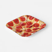 PEPPERONI PIZZA PAPPTELLER (Gewinkelt)