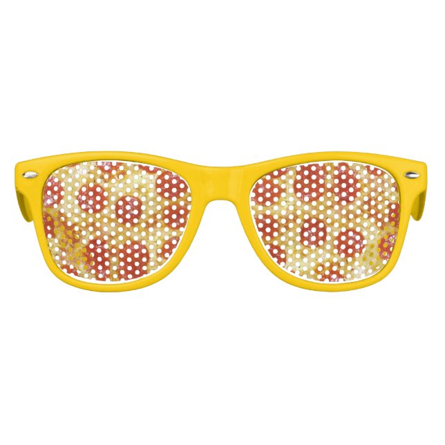 Pepperoni Pizza Party Food Snack Sonnenbrille (Vorderseite)