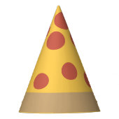 Pepperoni Pizza Party Hat Partyhütchen (Vorderseite)