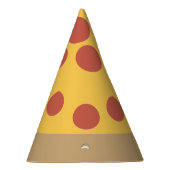 Pepperoni Pizza Party Hat Partyhütchen (Rechts)