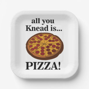 Pepperoni Pizza Party Pappteller