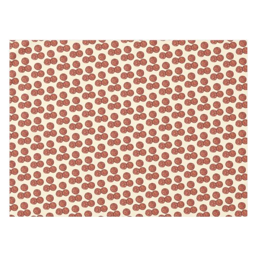 Pepperoni Pizza Party Toppings Fleisch Pizzeria Sl Tischdecke (Vorderseite (Horizontal))