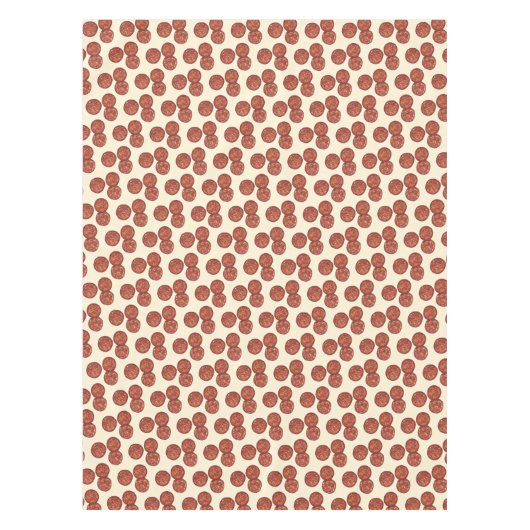 Pepperoni Pizza Party Toppings Fleisch Pizzeria Sl Tischdecke (Vorderseite)