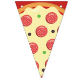 Pepperoni Pizza Party Wimpelkette (Zweite Fahne)