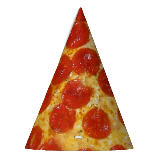 Pepperoni-Pizza Partyhütchen (Links)