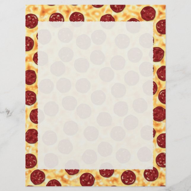 Pepperoni Pizza Pattern (Vorderseite)