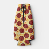 Pepperoni Pizza Pattern Flaschenkühler (Rückseite)
