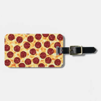 Pepperoni Pizza Pattern Gepäckanhänger