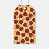 Pepperoni Pizza Pattern Geschenkanhänger (Vorderseite)