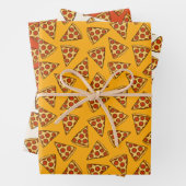 Pepperoni Pizza Pattern Geschenkpapier Set (Beispiel)