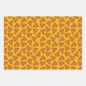 Pepperoni Pizza Pattern Geschenkpapier Set (Vorderseite)