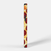 Pepperoni Pizza Pattern iPhone Hülle (Rechte Seite)