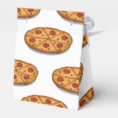 Pepperoni Pizza Pattern, italienisches Essen Geschenkschachtel (Rückseite)