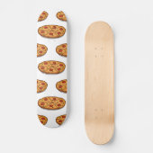 Pepperoni Pizza Pattern, italienisches Essen Skateboard (Vorderseite)