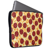 Pepperoni Pizza Pattern Laptopschutzhülle (Vorne Rechts)