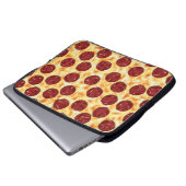 Pepperoni Pizza Pattern Laptopschutzhülle (Vorne Knopf)