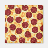 Pepperoni Pizza Pattern Magnet (Vorne)