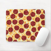Pepperoni Pizza Pattern Mousepad (Mit Mouse)