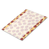 Pepperoni Pizza Pattern Notizblock (angewinkelt)
