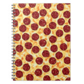 Pepperoni Pizza Pattern Notizblock (Vorderseite)