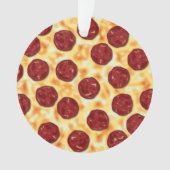 Pepperoni Pizza Pattern Ornament (Vorderseite)