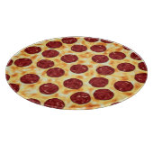 Pepperoni Pizza Pattern Schneidebrett (Ecke)